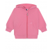Розовая спортивная куртка с декоративными ушками Sanetta Kidswear | Фото 1