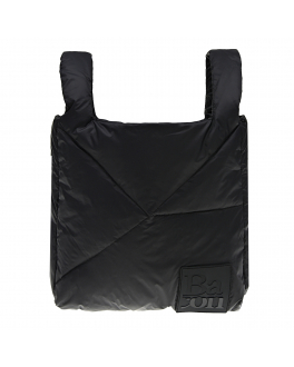 Черная стеганая сумка, 35x28x7 см Bacon Черный, арт. BCW1BACPIBOR142 BLACK 5 | Фото 2