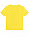 Желтая футболка с разноцветным логотипом Moschino | Фото 2
