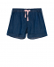 Синие шорты с розовым шнурком Sanetta Kidswear | Фото 1