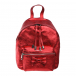 Красный кожаный рюкзак 26х23х10 см Monnalisa | Фото 1