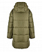 Стеганое пальто оливкового цвета Calvin Klein | Фото 2
