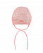 Розовая шапка с узором в форме сердец MaxiMo | Фото 2