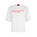 Белая футболка с красным лого Philosophy Di Lorenzo Serafini | Фото 1