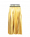 Плиссированная юбка золотого цвета  | Фото 2