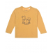 Желтая толстовка с принтом &quot;Собаки&quot; Sanetta Kidswear | Фото 1