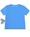 Синяя футболка с принтом &quot;Кит&quot; Sanetta Kidswear | Фото 2