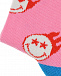 Розовые носки с принтом &quot;смайлы&quot; Happy Socks | Фото 2
