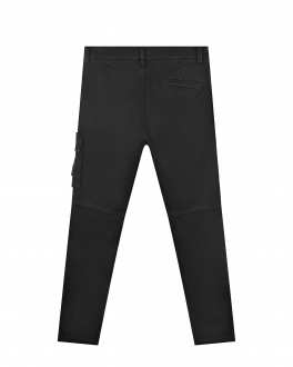 Черные брюки с накладным карманом Stone Island , арт. 751630411 V0129 BLACK | Фото 2
