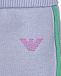 Сиреневые спортивные брюки с лампасами Emporio Armani | Фото 3