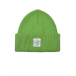 Зеленая шапка с отворотом Chobi | Фото 1