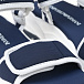 Синие сандалии с белым кантом Emporio Armani | Фото 6