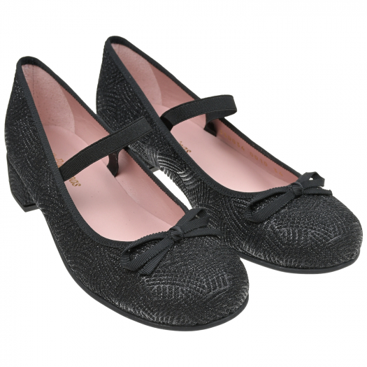 Черные туфли на каблуке Pretty Ballerinas | Фото 1