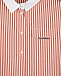 Рубашка в красно-белую полоску Brunello Cucinelli | Фото 3