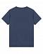 Темно-синяя футболка с голубым лого Diesel | Фото 2