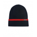 Темно-синяя шапка с красной полосой Il Trenino | Фото 1