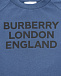 Синяя толстовка с принтом &quot;burberry london england&quot;  | Фото 3