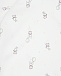 Белый комбинезон с принтом &quot;зайчики&quot; Sanetta | Фото 3