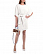 Белое платье свободного кроя с поясом Parosh | Фото 2