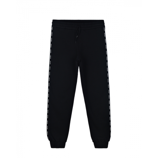 Черные спортивные брюки для девочек Moncler | Фото 1