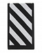 Черный шарф в белую полоску, 20x150 см Off-White | Фото 2
