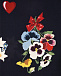 Леггинсы с принтом &quot;цветы и сердечки&quot; Monnalisa | Фото 3