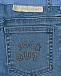 Синие джинсы с принтом &quot;Rock Out&quot; Stella McCartney | Фото 4
