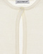 Белая кофта с преламутровой пуговицей Dolce&Gabbana | Фото 3