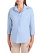 Голубая рубашка для беременных с рукавом 3/4 Attesa | Фото 7