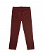 Бордовые брюки из вельвета IL Gufo | Фото 2