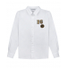 Белая рубашка с нашивкой DG Dolce&Gabbana | Фото 1