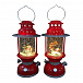 Новогодний сувенир &quot;Фонарь&quot; красный 12х12х33 см (LED) 2 вида, цена за 1 шт. Timstor | Фото 3