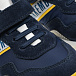 Синие кроссовки с желтыми вставками Bikkembergs | Фото 6