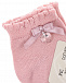 Розовые носки с бантом и брелоком-стразой Story Loris | Фото 2