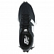 Черные кроссовки с белым логотипом NEW BALANCE | Фото 4