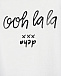 Белая футболка с текстовым принтом Deha | Фото 6