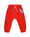 Красные спортивные брюки с графичным логотипом Burberry | Фото 1