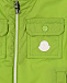 Зеленый жилет с накладными карманами Moncler | Фото 3