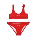 Красный купальник с лого No. 21 | Фото 1