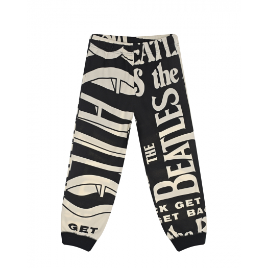 Спортивные брюки с принтом &quot;The Beatles&quot; Stella McCartney | Фото 1