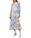 Платье с принтом &quot;ирисы&quot; Pietro Brunelli | Фото 4