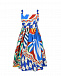 Платье с принтом &quot;carretto&quot; Dolce&Gabbana | Фото 2