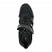 Черные кроссовки на шнуровке и липучке Morelli | Фото 4