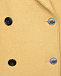 Желтый двубортный пиджак No. 21 | Фото 6