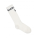 Белые носки с лого MM6 Maison Margiela | Фото 1