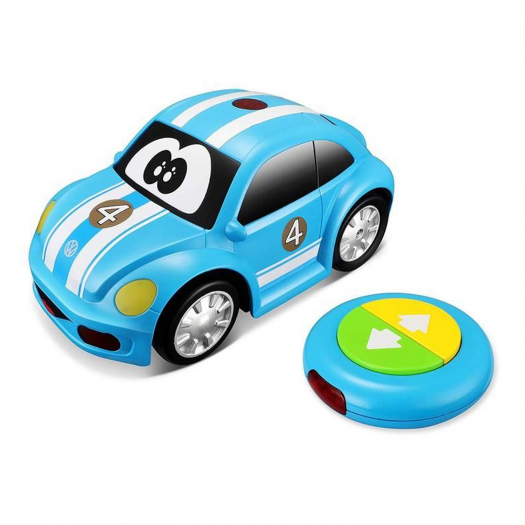 Машина JUNIOR New Beetle: Blue &quot;Racing Deco&quot;, 18м+, радиоуправление Bburago | Фото 1