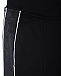 Спортивные брюки прямого кроя с лампасами и логотипом  | Фото 3