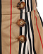 Бежевые шорты в полоску Burberry | Фото 4