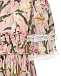 Платье с принтом &quot;лилии&quot; Dolce&Gabbana | Фото 3