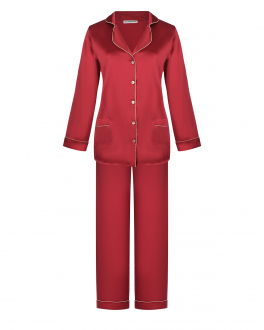 Шелковая пижама бордового цвета Primrose Бордовый, арт. 1W.502RB.S015 | Фото 1